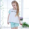 Children boutique shorts outfits leisure t shirt kids summer girls clothing sets